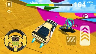 Impossible Crazy Cars Mega Ramp Car Stunts Racing Driver Master Simulator Games Android Gameplay 204