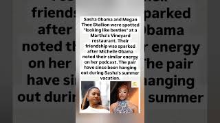 Hot Girl Summer Meets the Obama Family #shorts #SashaObama #MeganTheeStallion