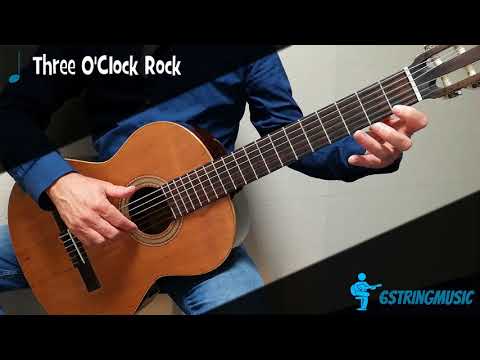 🎸 Gitaarles voor beginners - Guitar Train 1 - Three O'Clock Rock - Marcel van Dorst - Slow