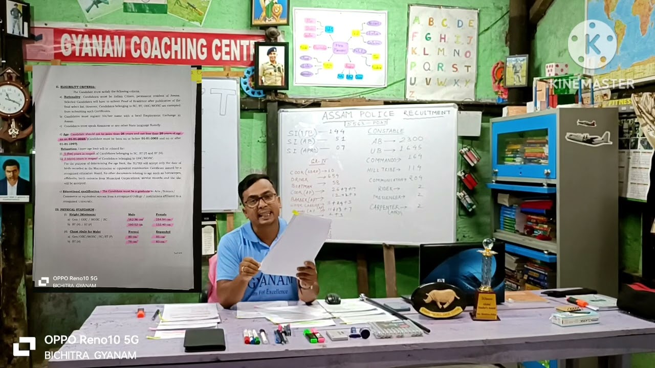ASSAM POLICE SI( AB); SI (UB);SI (APRO) Recruitment 2023 details video