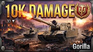 10,000+ Damage! 16/16 Shots Penetrated in the Gorilla! 🤯 | Replay ID : vyperis