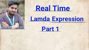 Lambda Expression in Java | Lambda Expression in Real Time Project | Lamda Expression Tutorials Java