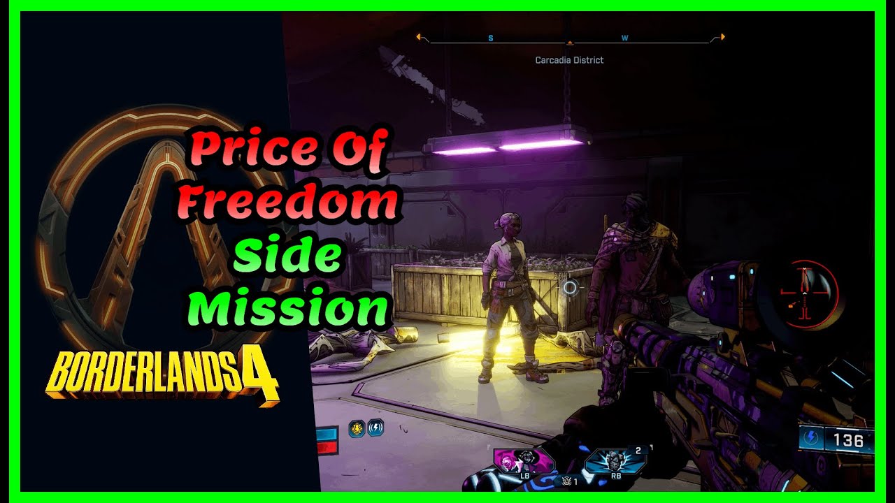 Borderlands 4: Побочная миссия «Цена свободы»