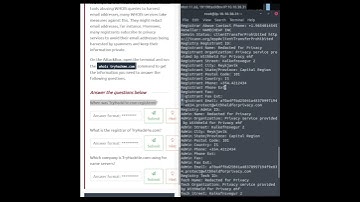 WHOIS lookup #tryhackme #cybersecurity #whois