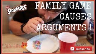 SMARTIE PARTY GAME CAUSES ARGUMENTS | VLOGTOBER #3 screenshot 4