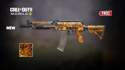 *NEW* FREE AK117 - Scorch Melt Camo Gameplay in COD Mobile! - Secret Cache Event | Milton37LiveCODM