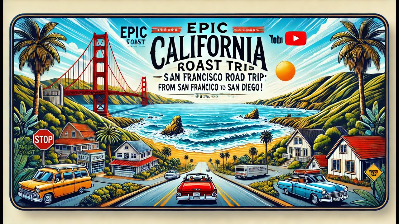 Epic California Coast Road Trip: From San Francisco to San Diego! 🚗🌊