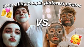 RECREATING COUPLE PINTEREST PHOTOS!! *sooo cute!*