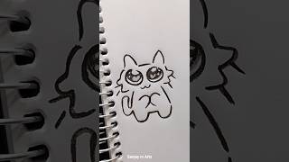 Cute Things to Draw When Bored #fyp #cat #tutorial #cute #drawing