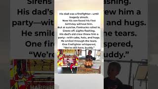 🎂 Firefighters Surprise Boy Who Lost His Dad