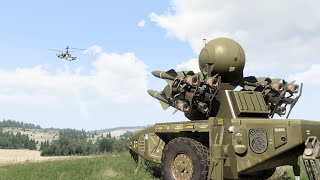 Ukraine Rapier Air Defense System Blow Up Expensive Russian KA-52 Helicopters - ARMA 3