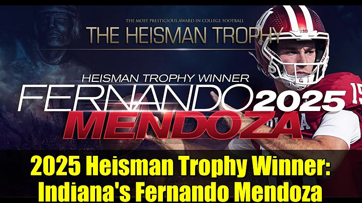 2025 Heisman Trophy Winner: Indiana's Fernando Mendoza | College Football Highlights