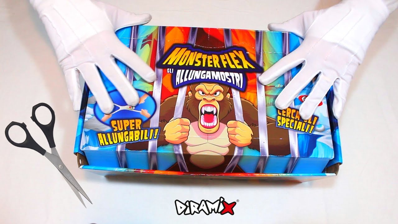 Monster Flex Gli Allungamostri *Unboxing ASMR relaxing* Halloween Monster Toys