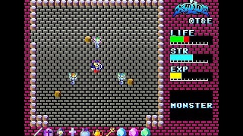 MSX HYDLIDE(ハイドライド) MSX2版 long play