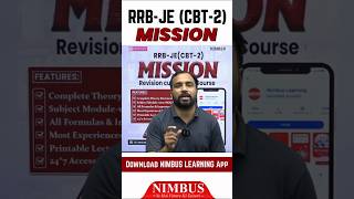 Vinay Dhakery Sir का Special Message 🚨 RRB JE CBT-2 Mission Course ₹499 Only | Don’t Miss
