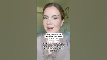 Using AI for #manifestation has been a game changer and time saver! Stick around for part 2 because