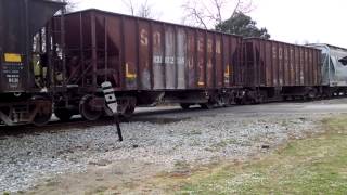 NS E51 w/two C40-9Ws & USMC Bulldozers
