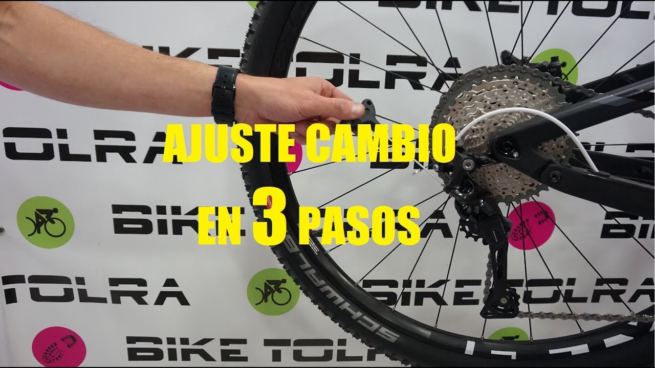 AJUSTE CAMBIO BICI EN 3 PASOS | Mecánica bicicleta para Dummies - YouTube