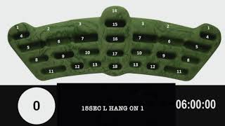 Fingerboard Metolius 10min workout beginner progressing