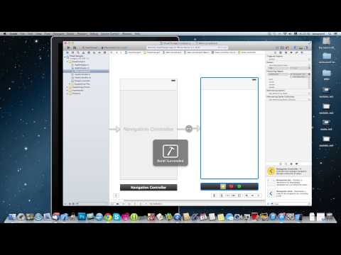 【Xcode5】Xcodeの使い方 Vol5 〜 storyboard による画面遷移の基礎 NavigationController (embed in ) の使い方 〜
