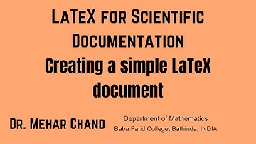 Lecture-5 Small document with latex || Small document with latex