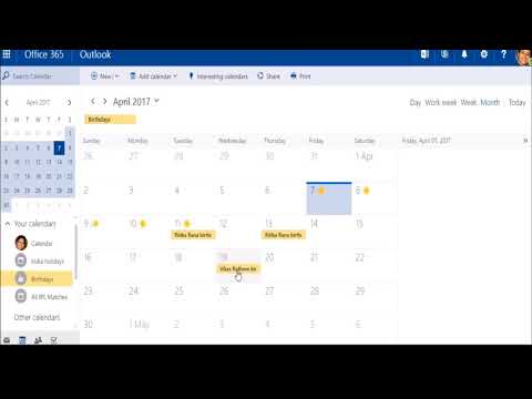 How to set birthday reminder in Outlook Web Access(OWA)?