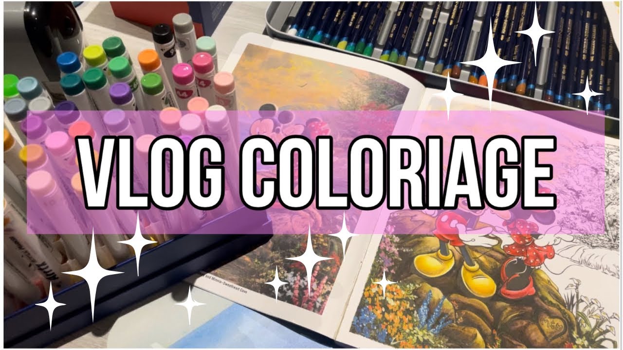 Vlog coloriage 27 ✏️: On fait des coloriages compliqués ! 🥵