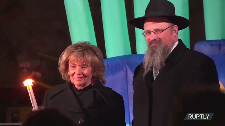 Jewish Community Celebrate Chanukah in Munich, Ger...