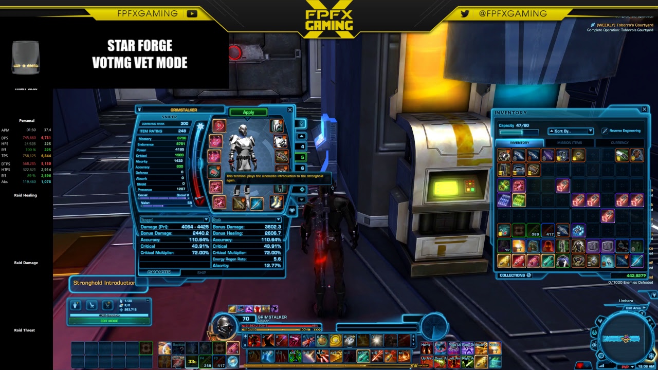 SWTOR: 8M VALLEY OF THE MACHINE GODS HM PROGRESSION (4K 60FPS)