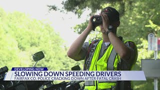 Fairfax Co. police crack down on speeding where teen was killed in crash
