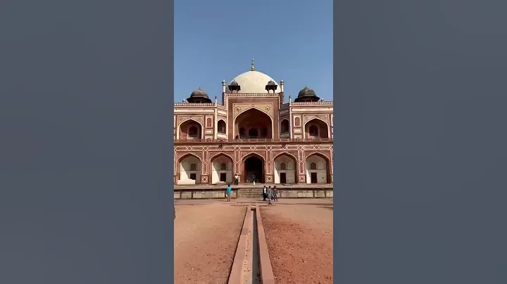 Humayun's tomb  built by Hamida Begum in loving me...