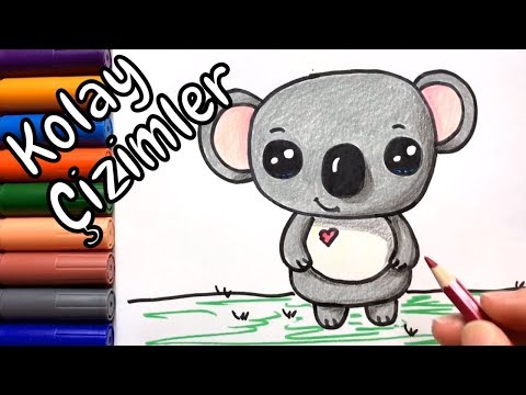 Video: Kalemle Koala Nasıl çizilir