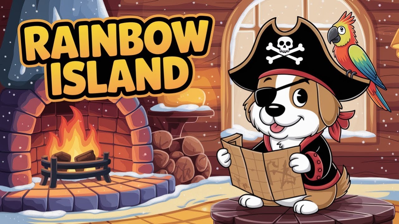 Captain Paws' Pirate Adventure: Finding the Lost Treasure of Rainbow Island | Fun KidsTreasureHunt!