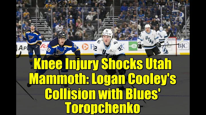 Knee Injury Shocks Utah Mammoth: Logan Cooley's Collision with Blues' Toropchenko