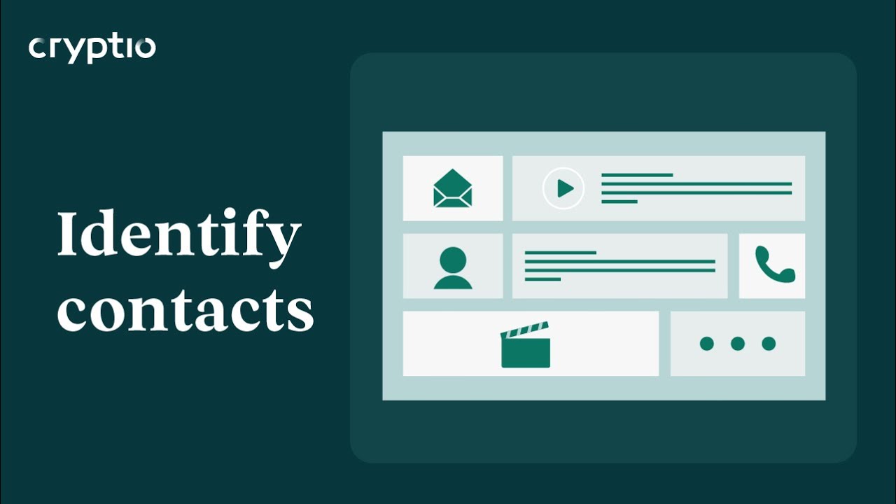 How to identify your transaction contacts | Cryptio