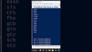 PowerShell ISE: Get-Alias or ‘alias’ ( Alias )
