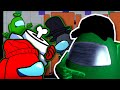 Green Imposter Reacts to Among Us Logic | Cartoon Animation