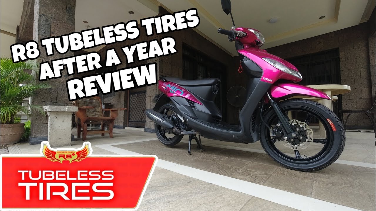 R8 TUBELESS TIRES REVIEW MIO SPORTY SOULTY YouTube