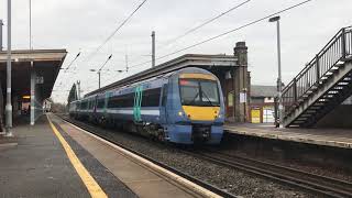 Greater anglia class 170205 departs Stowmarket