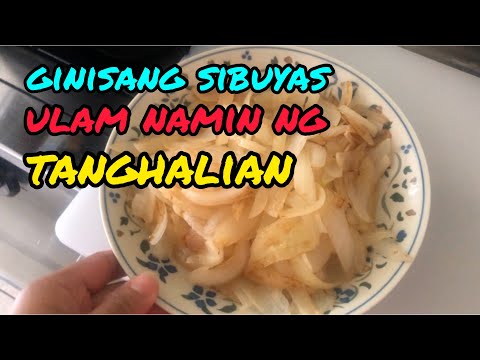 Video: Paano Magluto Ng Sibuyas