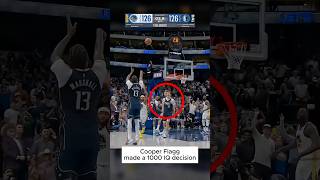Cooper Flagg 1000 IQ play #cooperflagg #dallasmavs #nba #basketball