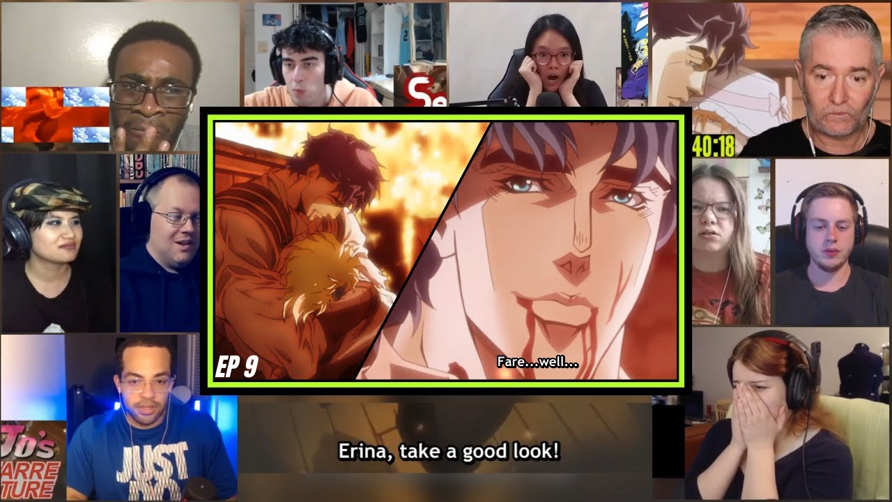 😭Death of Jonathan Joestar🥺 || JoJo's Bizarre Adventure Episode 9 Reaction Mashup || Phantom Blood🥶