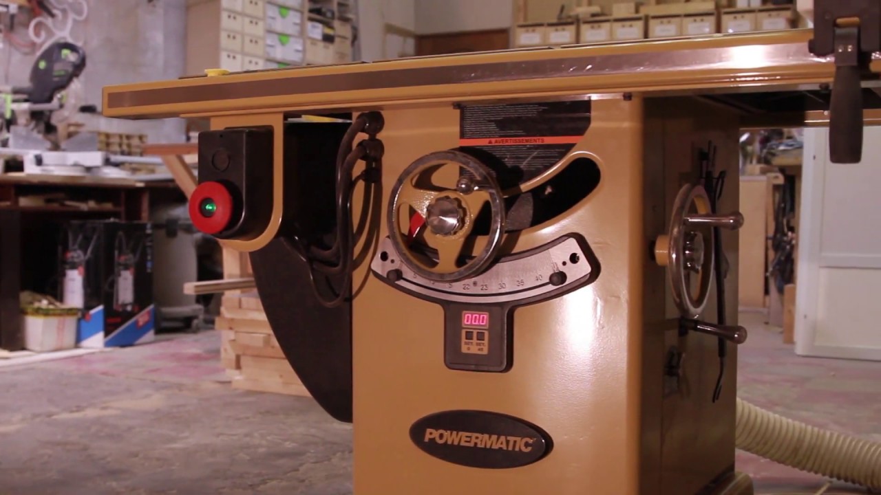 Powermatic table saw PM2000B (субтитры) YouTube