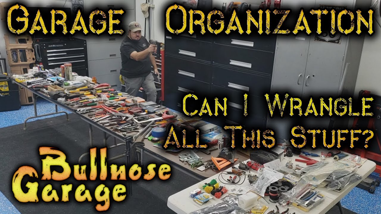 Garage Organization Time! Sorting tools, shadowing drawers, and loading ...