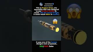 This spaceship used nuclear bombs… #shorts