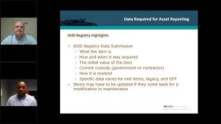 IUID Compliance - How to Report your Assets
