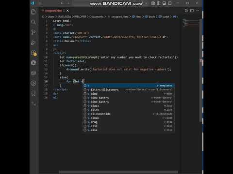 How to make program that check factorial number using javascript