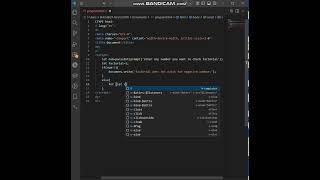 How to make program that check factorial number using javascript