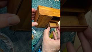 DIY Miniature cabinet inspired by IKEA Radmanso in 1:12 scale