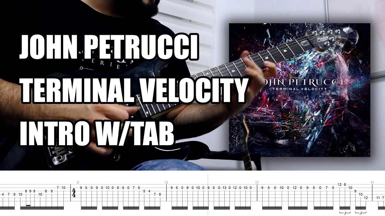 John Petrucci - Terminal Velocity Intro (Cover With Tab)